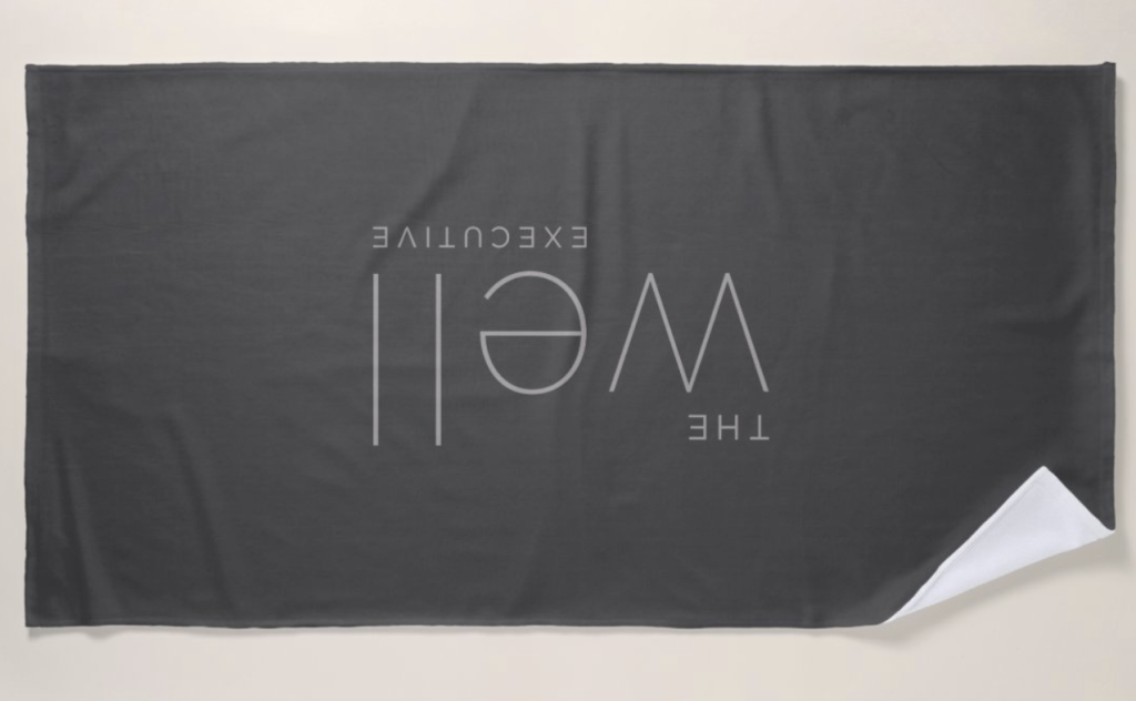 The Well Executive® Signature Beach Towel